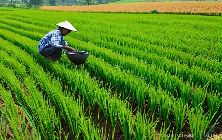 농업 빅데이터 분석 - **Prompt 1: Traditional Farming Meets Early Tech Adoption**
    "A vibrant, wide-angle shot of a pic...