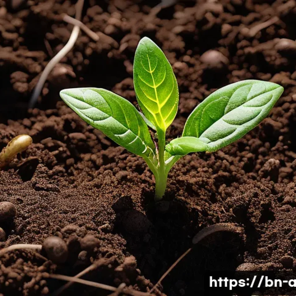 농업 친환경 재배 시스템 - **Image Prompt: Thriving Organic Soil and Growth**
    A vibrant, sun-drenched close-up of fertile, ...